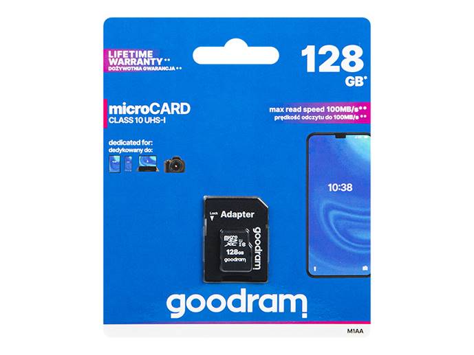 Karta pamięci micro SDXC 128GB Goodram