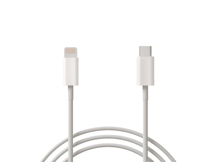 Przyłącze USB-C iPhone 1m białe