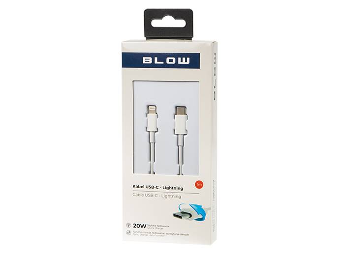 Przyłącze USB-C iPhone 1m białe