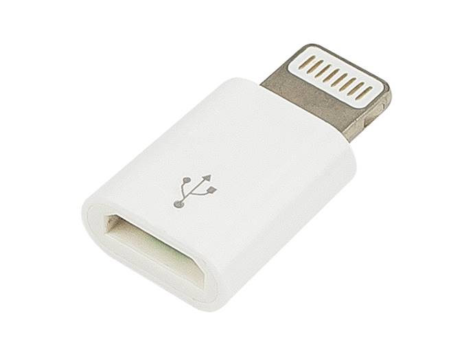 Adapter Iphone gniazdo microUSB-wtyk
