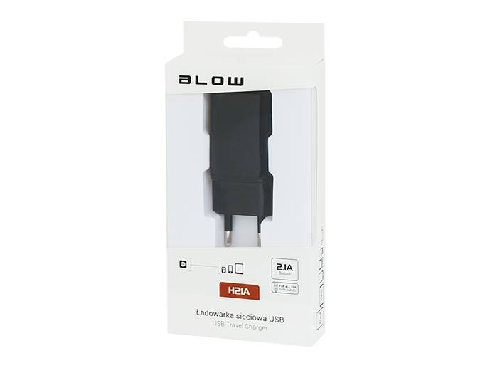 Ładowarka sieciowa USB 2,1A H21A