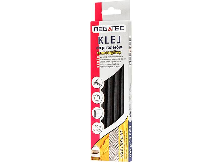 Klej do pistoletu 11,2/200mm czarny 100g kpl 5szt