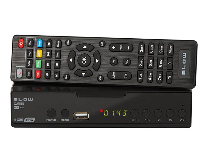 Tuner dekoder DVB-T2 BLOW 4625FHD H.265