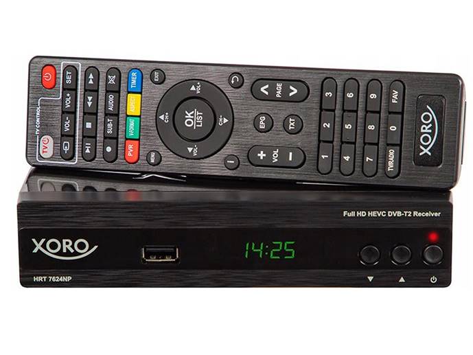 Dekoder tuner DVB-T2 Xoro 
