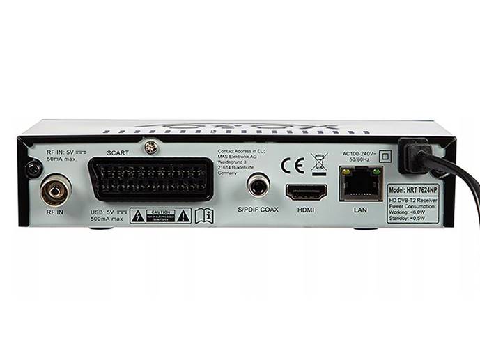 Dekoder tuner DVB-T2 Xoro 