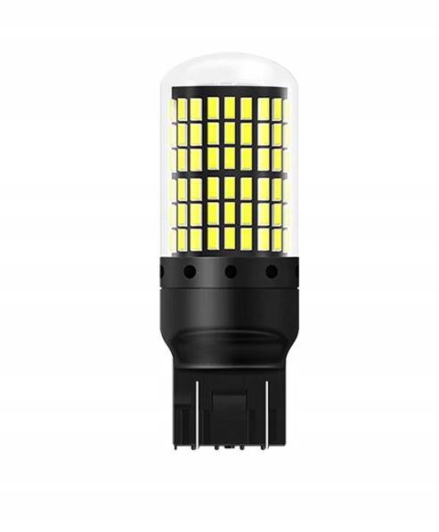 LED W21/5W dwuwłóknowa 144 BIAŁA CANBUS