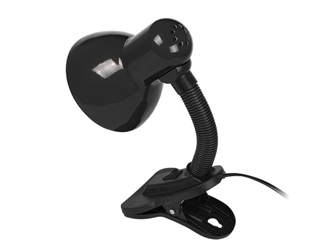 Lampka biurkowa LB-08 z klipsem czarna 