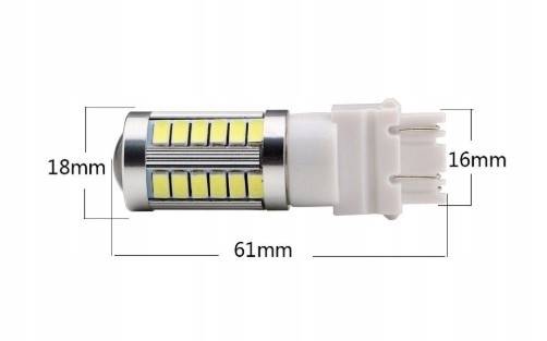 P27W 33 LED ŻARÓWKA 5630 P27W 3156 BIAŁA USA