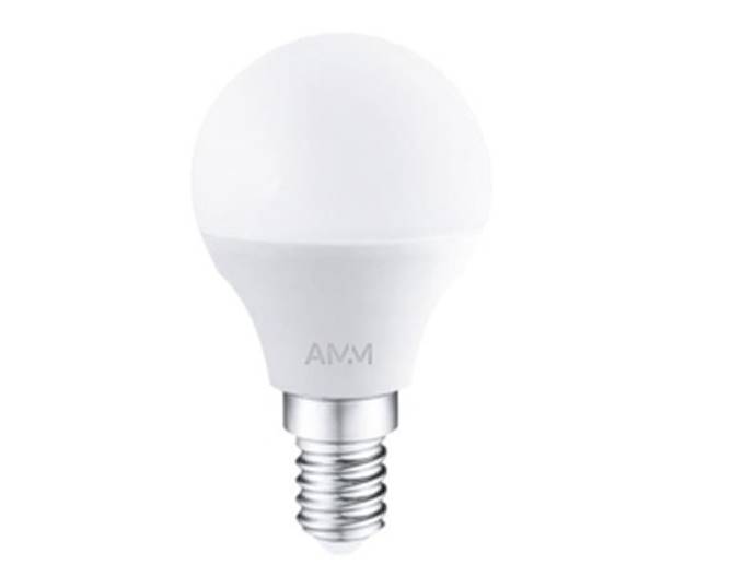 Żarówka LEd E14 4,9W b.dzienny kulka g45