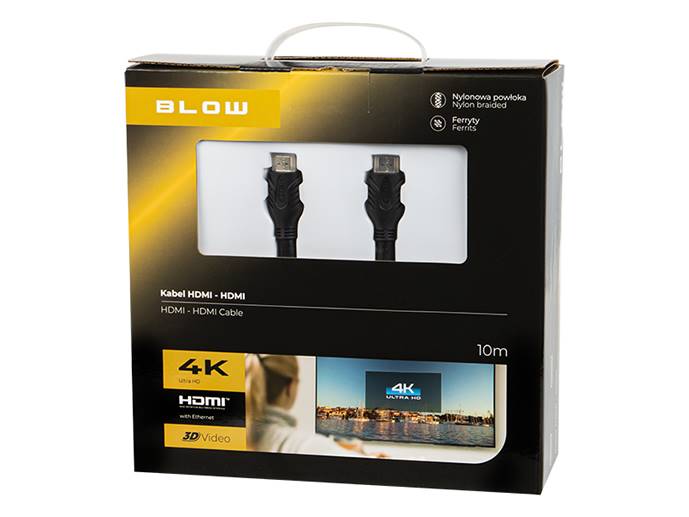 Przyłącze HDMI-HDMI 10m GOLD