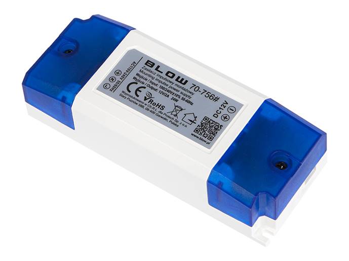 Zasialcz do LED 12V 2A 24W plastik