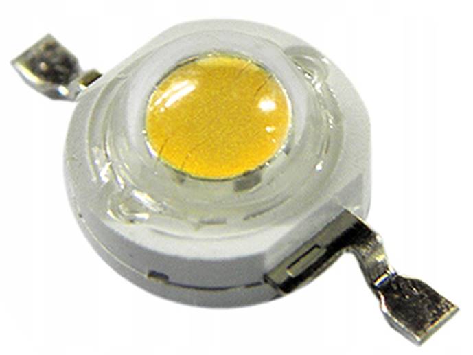 dioda led power led smd 3W biała ciepła
