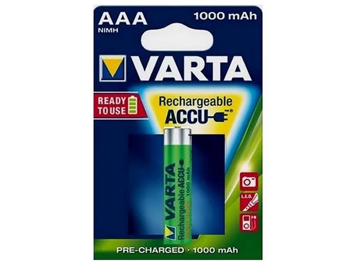 Akumulatorek AAA R03 1Ah Varta1 szt