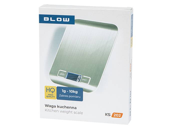 Waga kuchenna KS202 srebrna 10kg dokl 1g