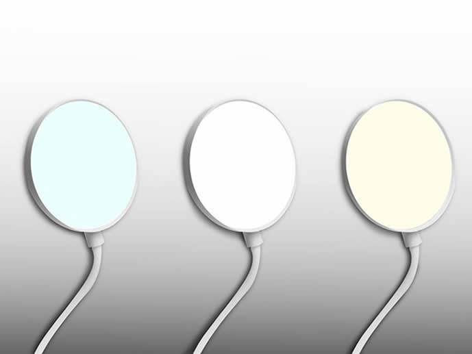 Lampka biurkowa akumulatorowa 6W biała