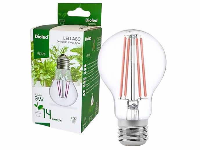 Żarówka LED E27 9W do roślin
