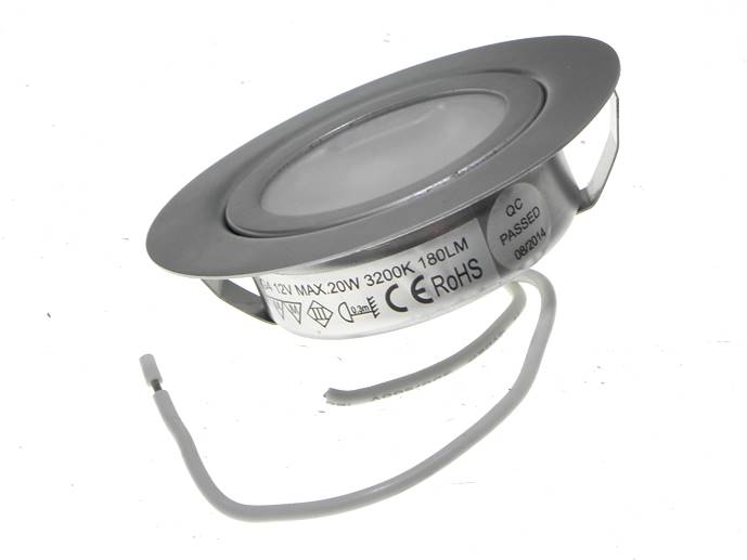 Oprawa meblowa aluminium płaska oh-21