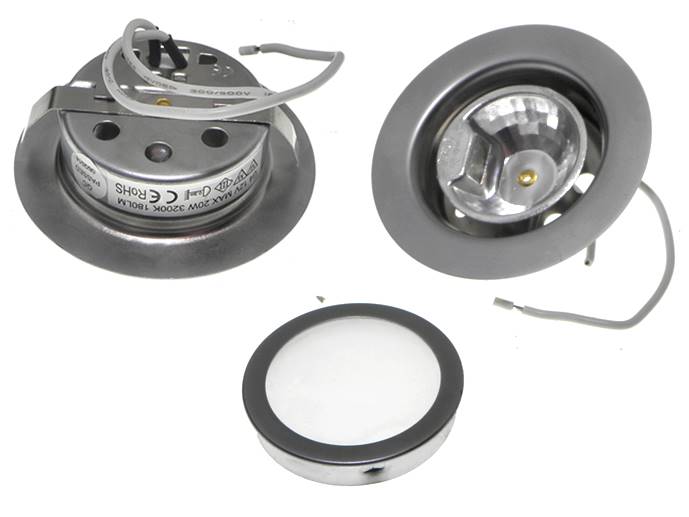 Oprawa meblowa aluminium płaska oh-21