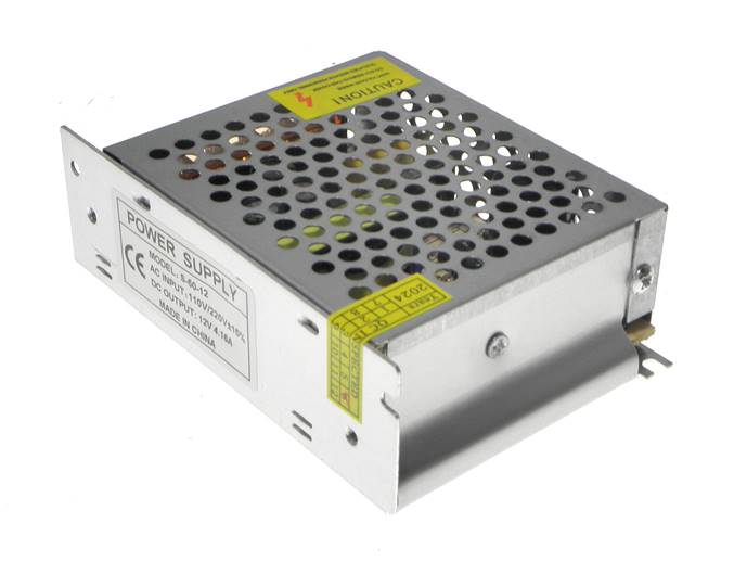 Zasilacz do LED 12V 50W 4,16A montażowy