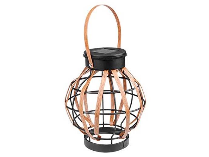 Lampa solarna ogrodowa koszyk