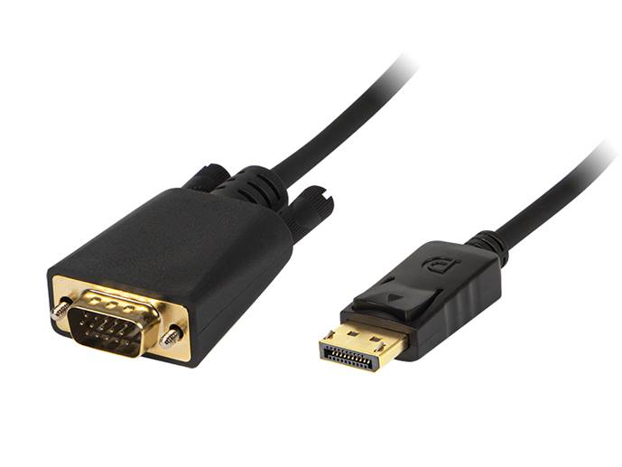 Przyłącze DISPLAY PORT-VGA 1,8m