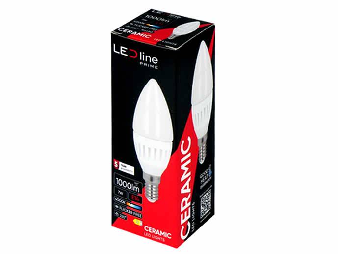 Żarówka LEd E14 7W b.dzienny 1000lm