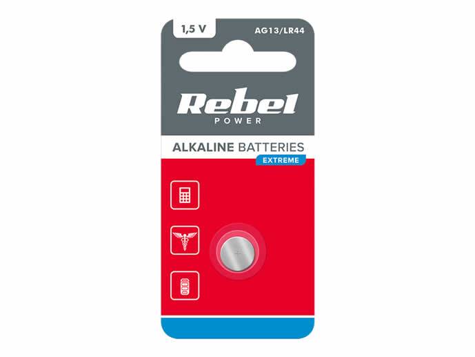Bateria REBEL EXTREME AG13 1szt/blist