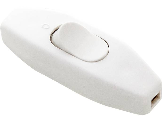 ZŁĄCZE  PRZEŁĄCZNIK PRZELOTOWY BIAŁY 2,5A/250V