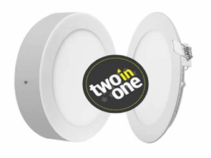 PANEL LED OKRĄGŁY NAT+WP 2W1 6W B.DZENNY