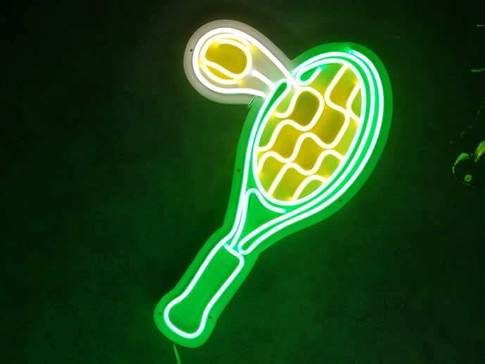 neon Rakietka tenisowa 40x27cm