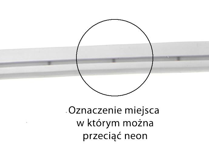 neon LED Flex 24v  cięty co 5cm Biały dzienny 1m