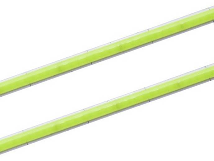 Taśma LEd COB 5mm 12V zielona 1m