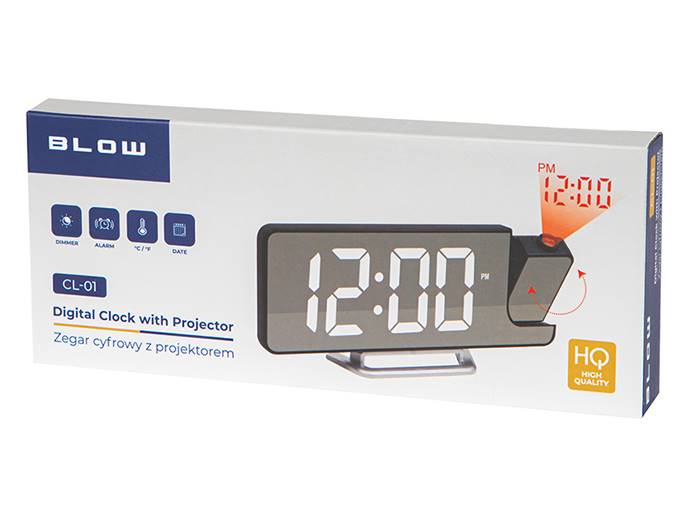 Zegar z projektorem BLOW CL-01