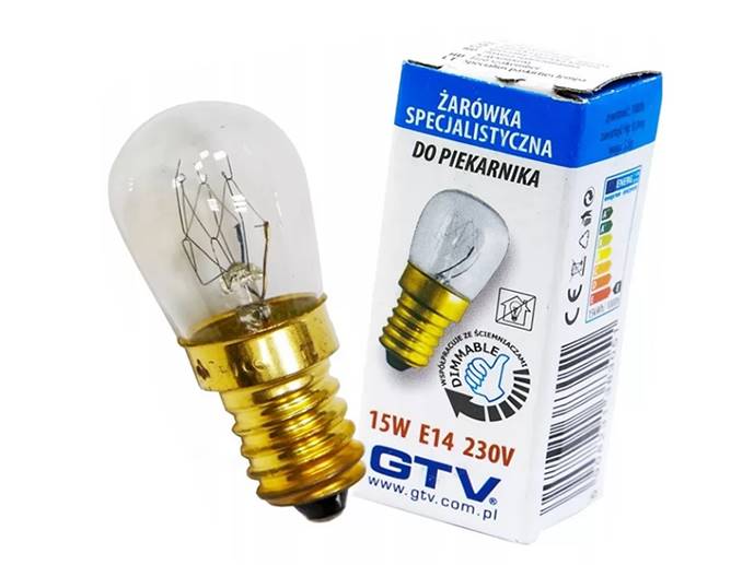 ŻARÓWKA KLAS. DO PIEKARNIKA  E14 15W