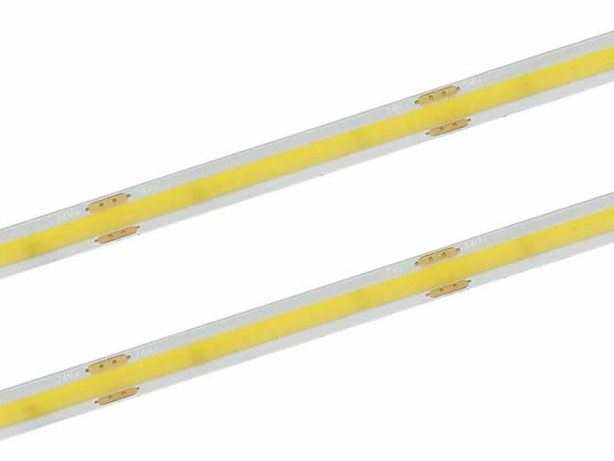Taśma COB 24V 4,9w/m ip67 b.zimny