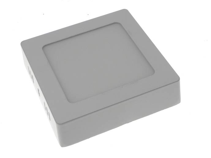 Panel LED natynkowy kwadrat 6w b.dzienny