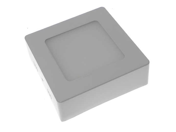 Panel led natynkowy kwadrat 6W ciepły 2700K