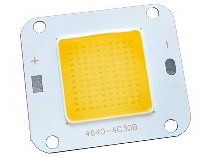 SMD do reflektora płaski 50W biały  CIEPŁY