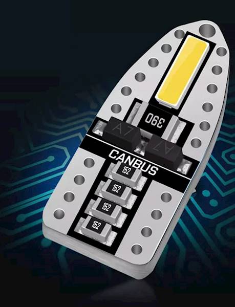 ŻARÓWKA POSTOJÓWKA LED 2 SMD W5W T10 CANBUS BIAŁA