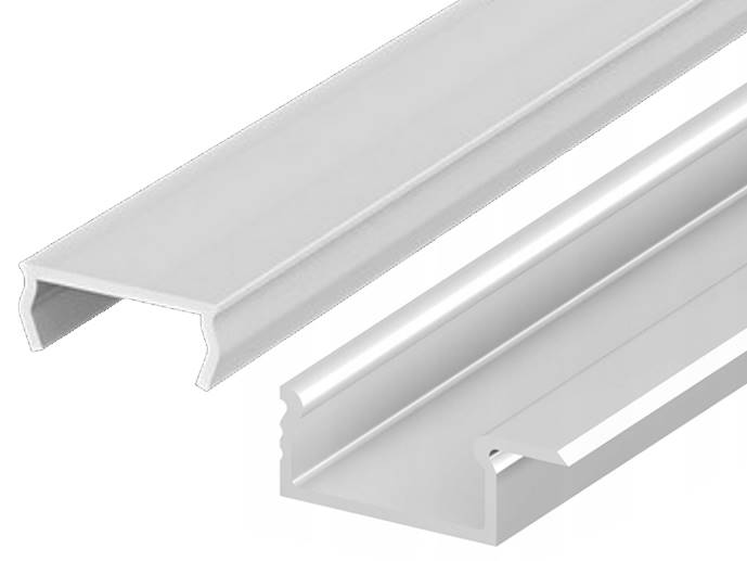Profil do LEd P6 0,5 jednostronny wp. 2m+klosz ml