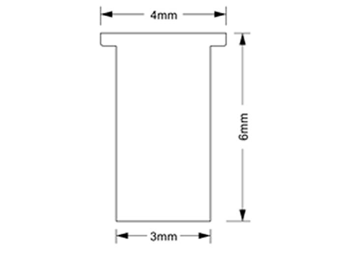 Neon LED Flex 3x6 biały neutralny 1m silikon
