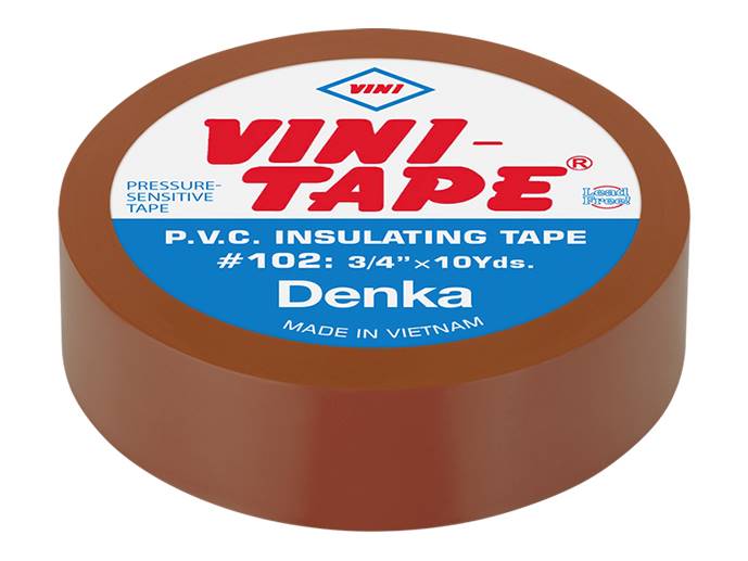Taśma izolacyjna 0,15x19x10 brązowa