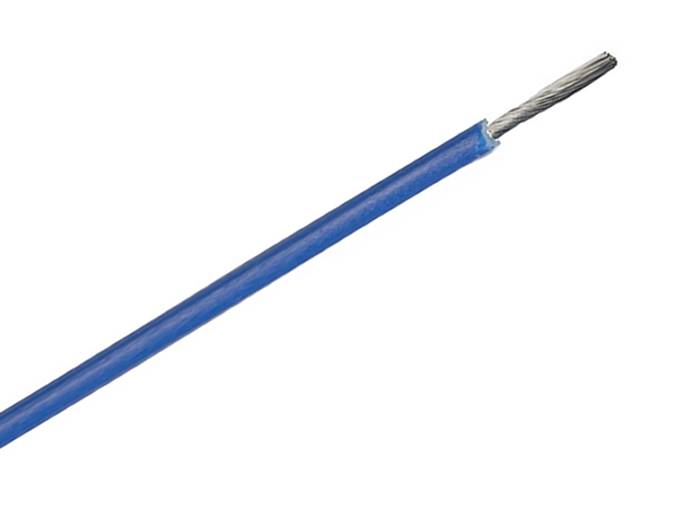 Kabel przewód SIF 0.5mm silikon niebiesk linka 1m