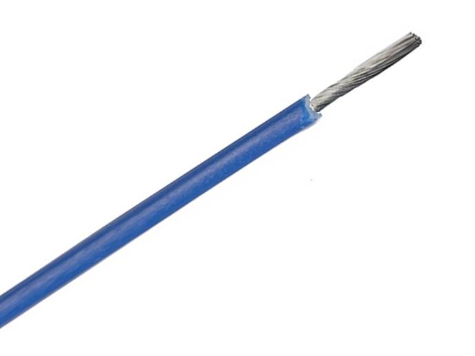 Kabel przewód SIF 1,0mm silikon niebiesk linka 1m