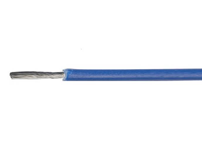 Kabel przewód SIF 1,0mm silikon niebiesk linka 1m