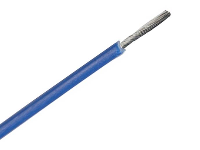 Kabel przewód SIF 1,5mm silikon niebiesk linka 1m