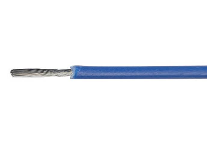 Kabel przewód SIF 1,5mm silikon niebiesk linka 1m