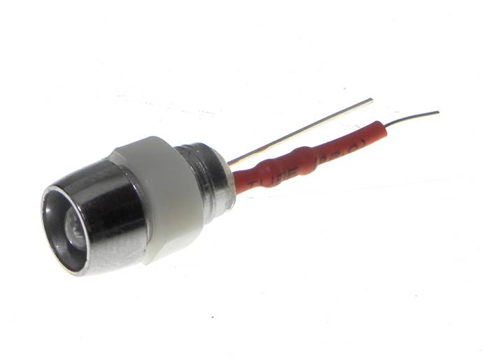 DIODA KONTROLKA 5MM czerw 12V 