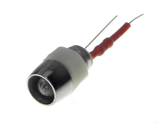 DIODA KONTROLKA 5MM czerw 12V 