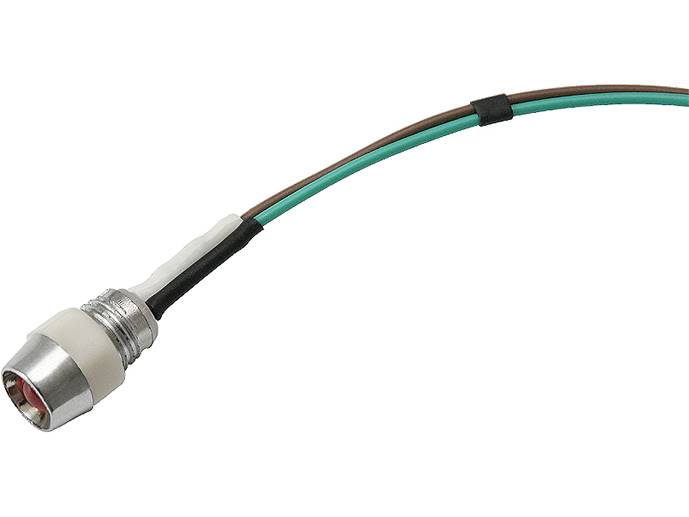 DIODA KONTROLKA 5MM czerw 12V z przewodem migająca